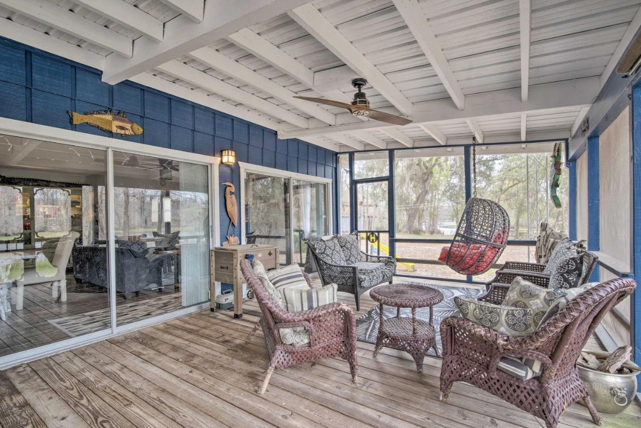 Unplugged Withlacoochee Riverfront Retreat! Bushnell Exterior foto