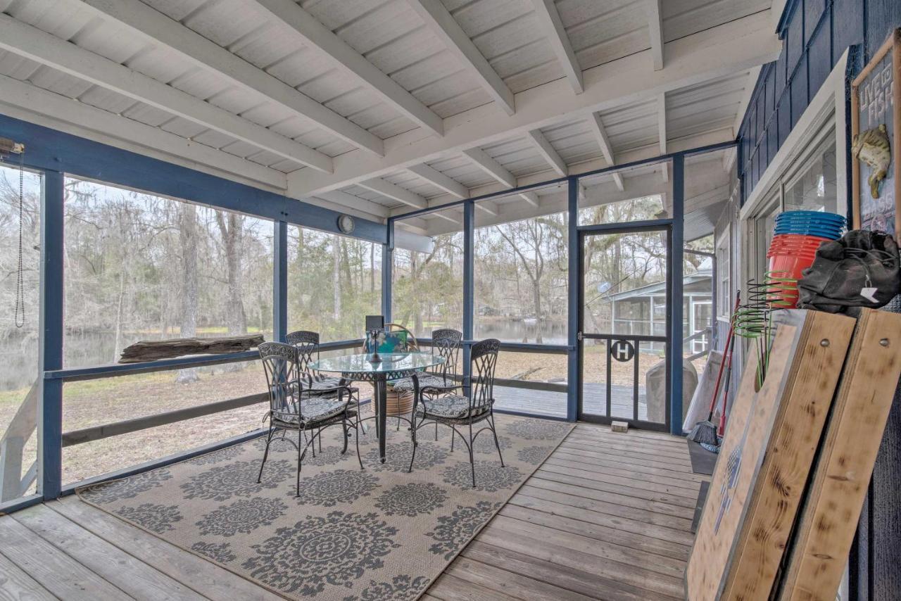 Unplugged Withlacoochee Riverfront Retreat! Bushnell Exterior foto