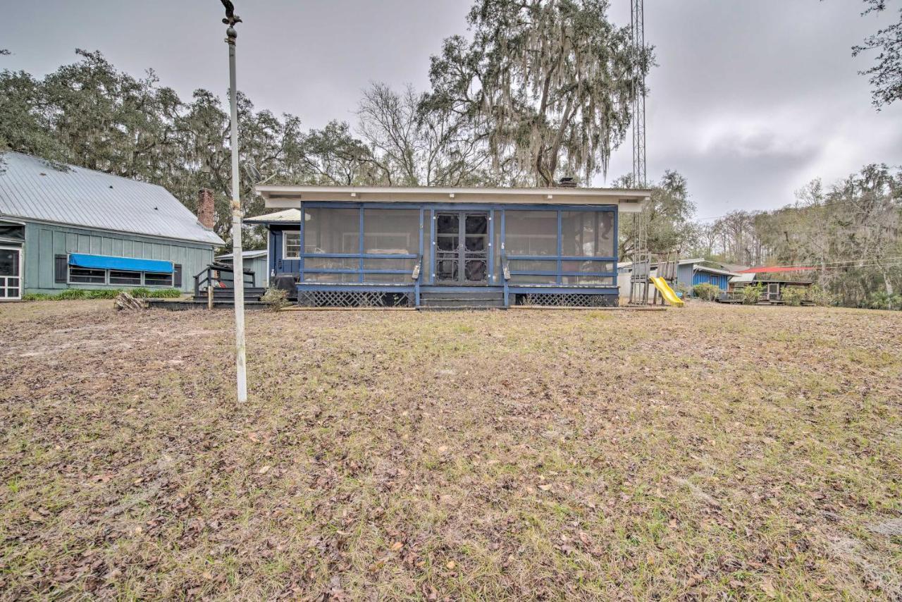 Unplugged Withlacoochee Riverfront Retreat! Bushnell Exterior foto